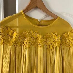 LK Bennett Isabel Dress in Citrine